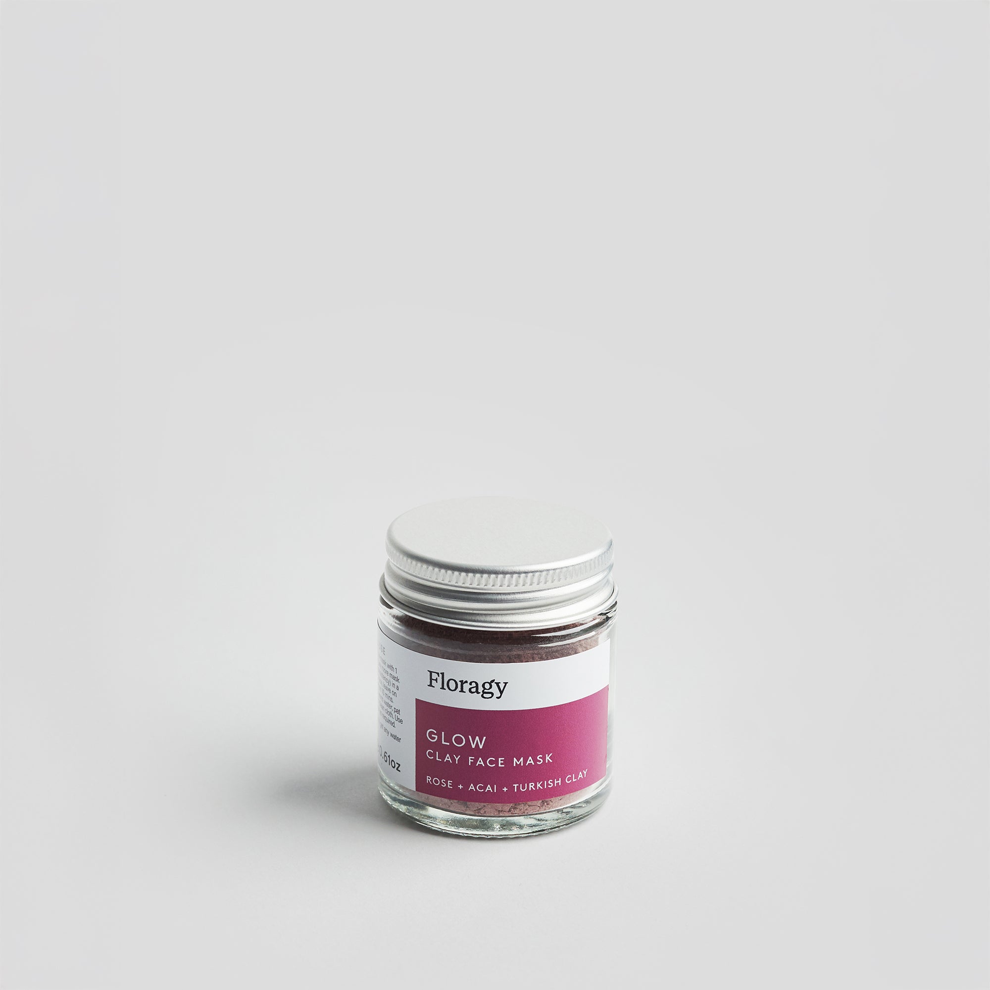 Glow – Rose + Acai Berry Clay Mask Mini